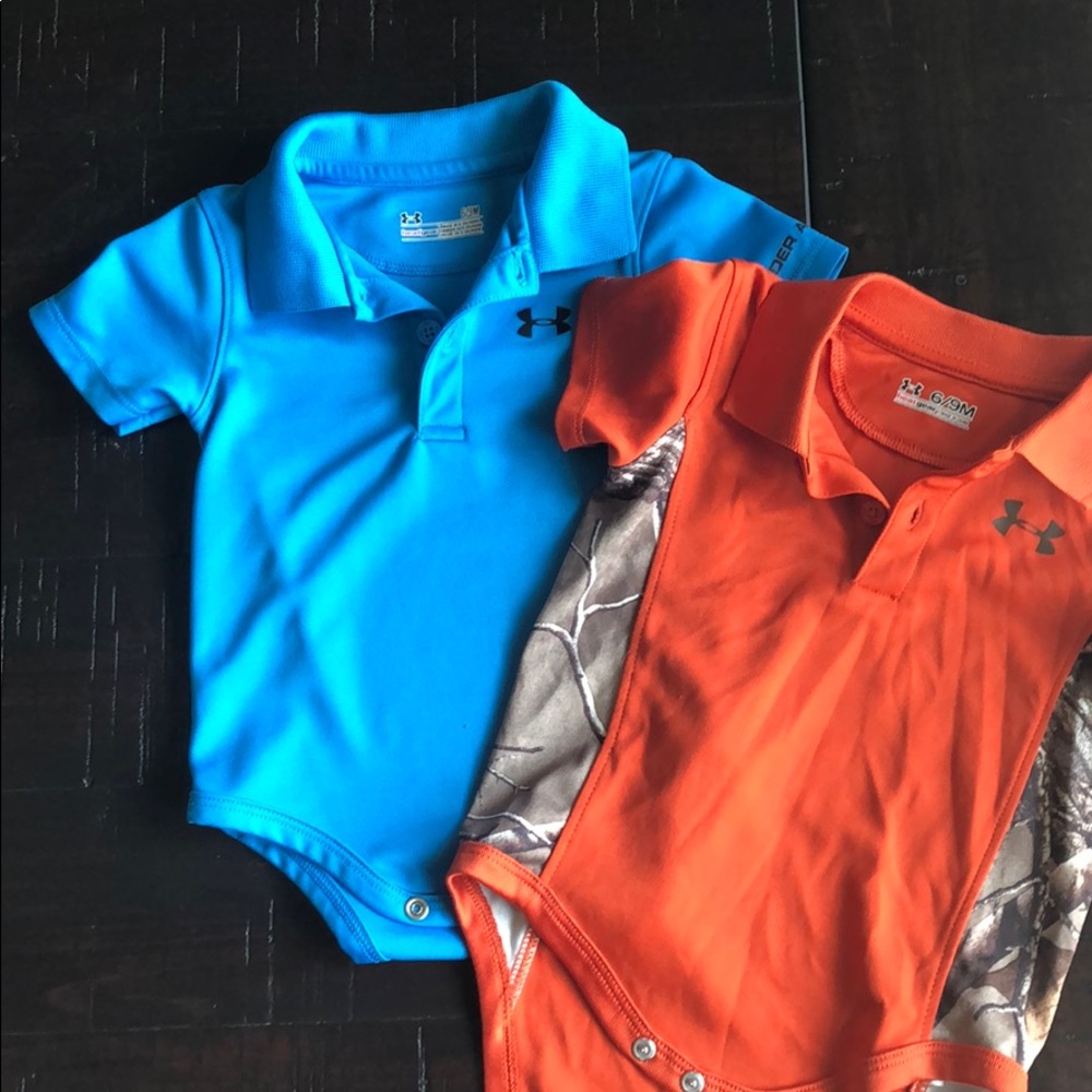 Under armour polo onesies